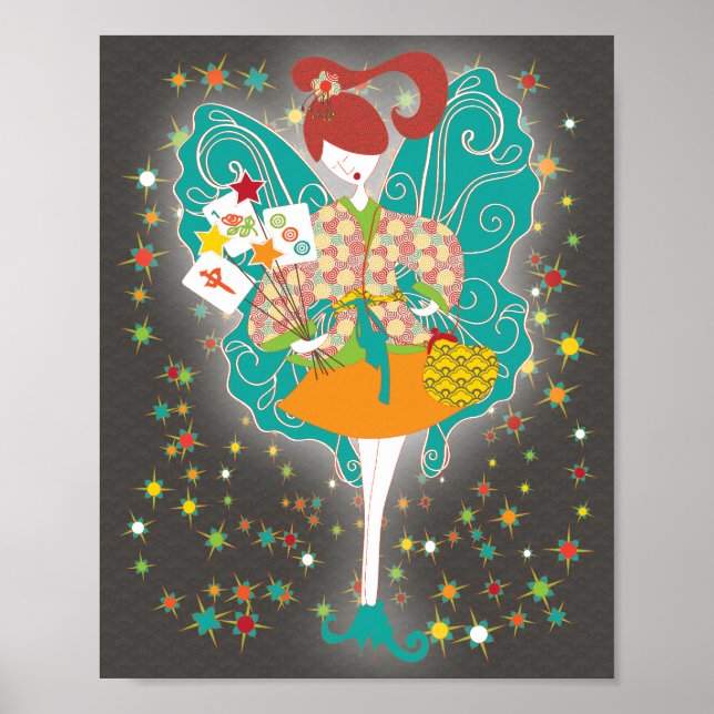 Mah Jongg Fairy Poster (Framsidan)
