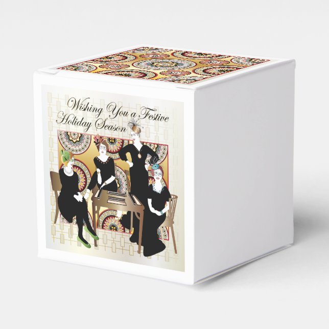 Mah Jongg Festive Presentaskar (Framsidan Sidan)