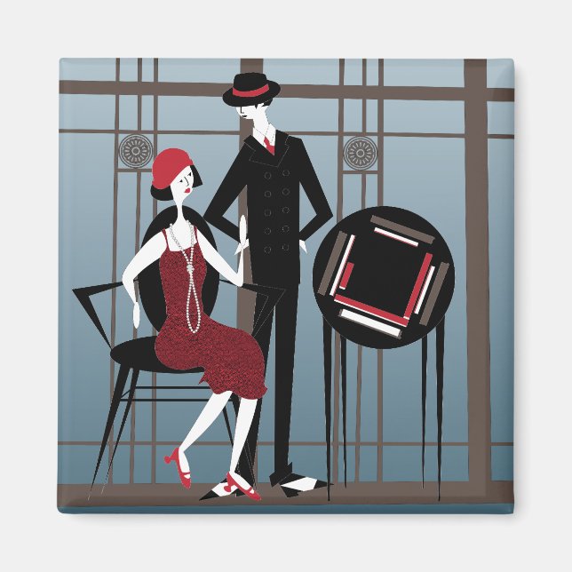 Mah Jongg Flappers par Magnet (Framsidan)