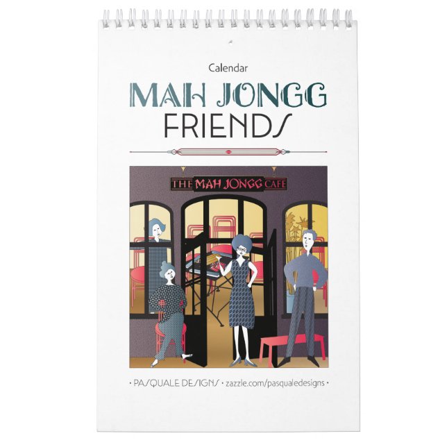 Mah Jongg Friends Calendar Kalender (Omslag)