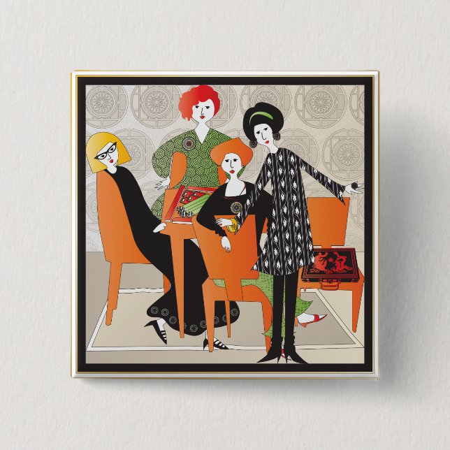 Mah Jongg Game Button Knapp (Framsida)