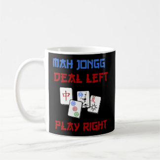 Mah Jongg Game Deal Lämnat Play Höger Chinese Jewi Kaffemugg