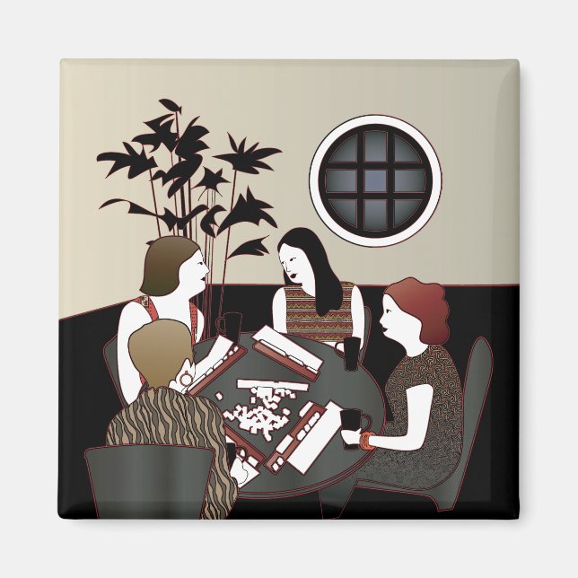 Mah Jongg Game Magnet (Framsidan)