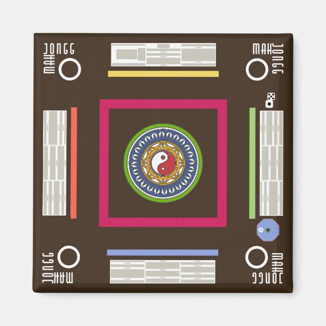 Mah Jongg Game Magnet (Framsidan)