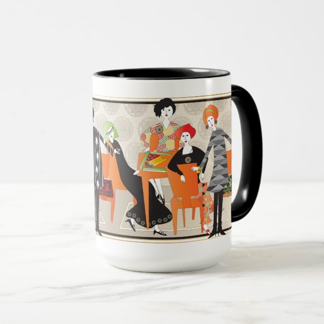 Mah Jongg Game Mugg (Framsida höger)