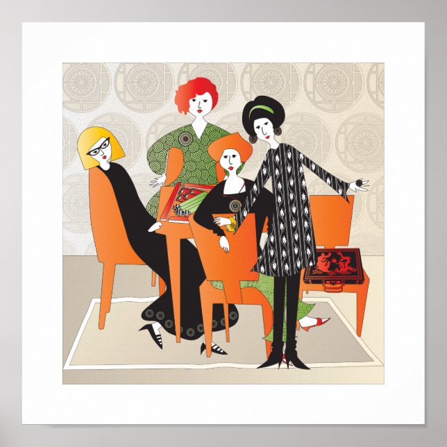 Mah Jongg Game Poster (Framsidan)