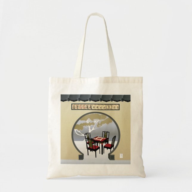 Mah Jongg Garden Bag Tygkasse (Framsidan)