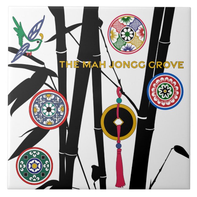 Mah Jongg Grove Kakelplatta (Framsidan)