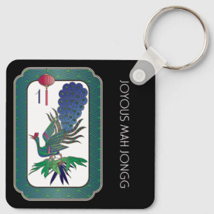 Mah Jongg Helgdag Keychain Nyckelring