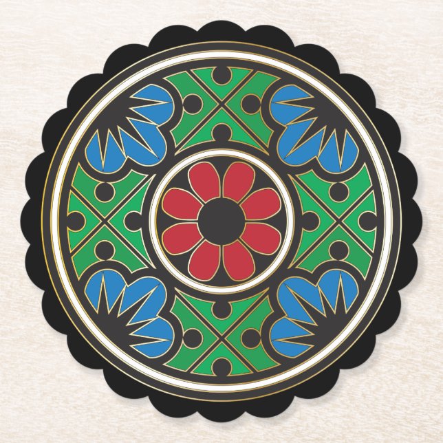 Mah Jongg Helgdag Underläggs Underlägg Papper (Framsida)