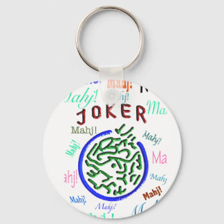 Mah Jongg Joker Keychain Nyckelring