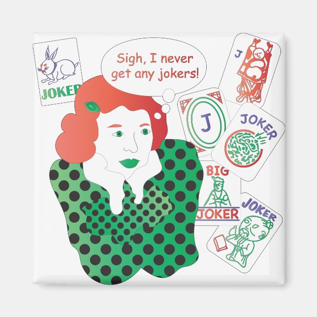 Mah Jongg Jokers Magnet (Framsidan)