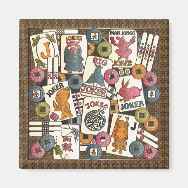 Mah Jongg Jokers Magnet (Framsidan)