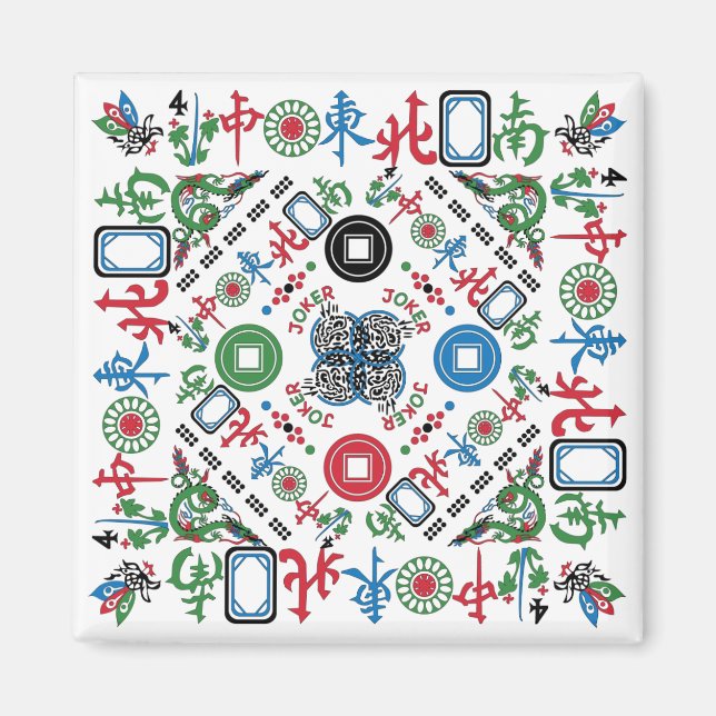 Mah Jongg Jokers Magnet (Framsidan)