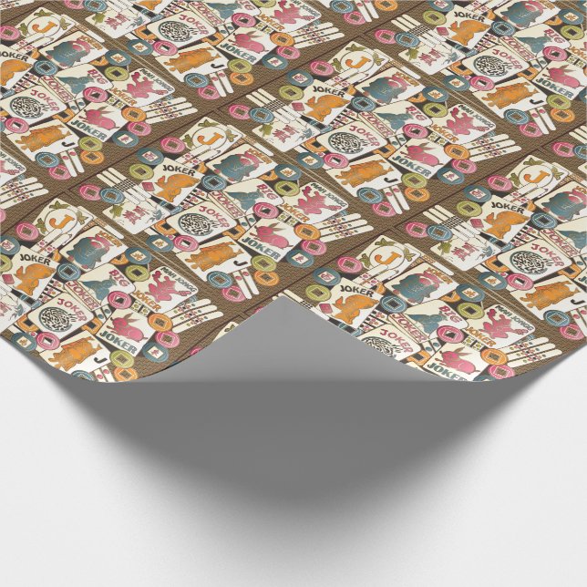 Mah Jongg Jokers Presentpapper (Hörn)