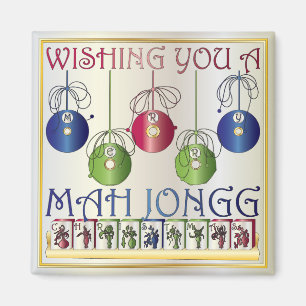 Mah Jongg jul Bettors Magnet