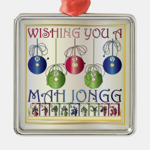 Mah Jongg jul Bettors Ornament
