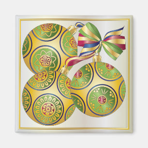 Mah Jongg jul Ornaments Magnet