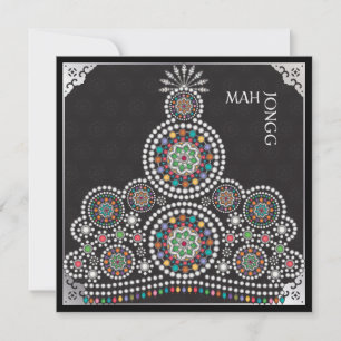 Mah Jongg Limerick Taj-platta kort
