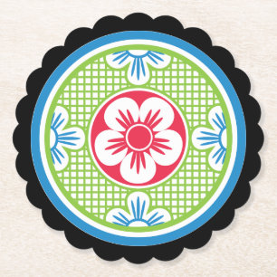 Mah Jongg Logotyp 2 Underlägg Papper