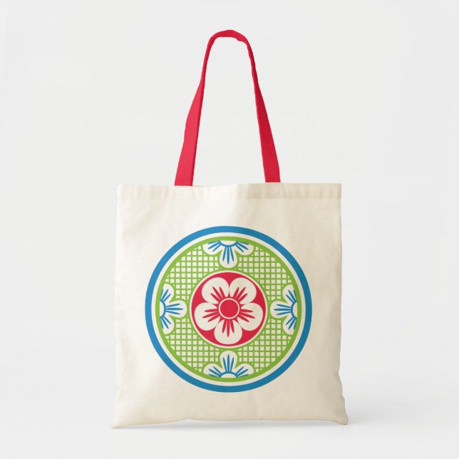 Mah Jongg Logotyp Tote Tygkasse (Framsidan)