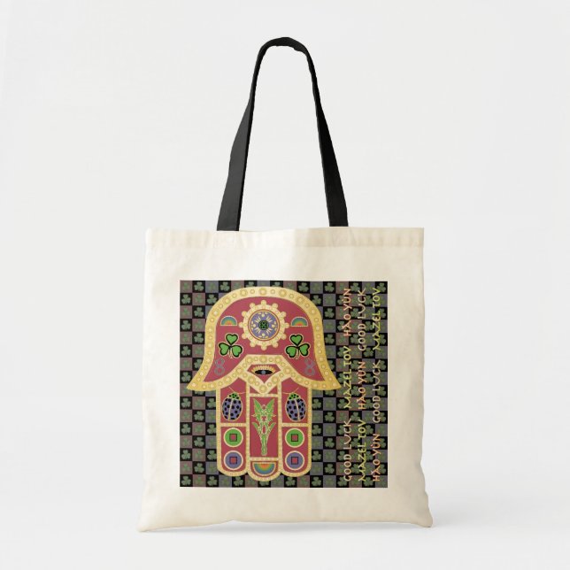 Mah Jongg Lucky Bag Tygkasse (Framsidan)
