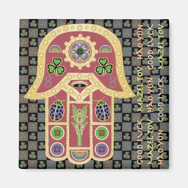 Mah Jongg Lucky Magnet (Framsidan)