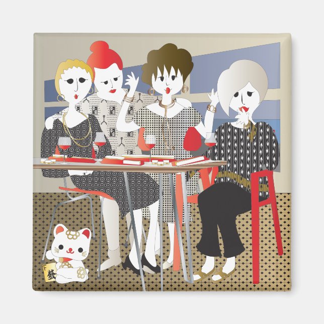 Mah Jongg MAHJ! Magnet (Framsidan)