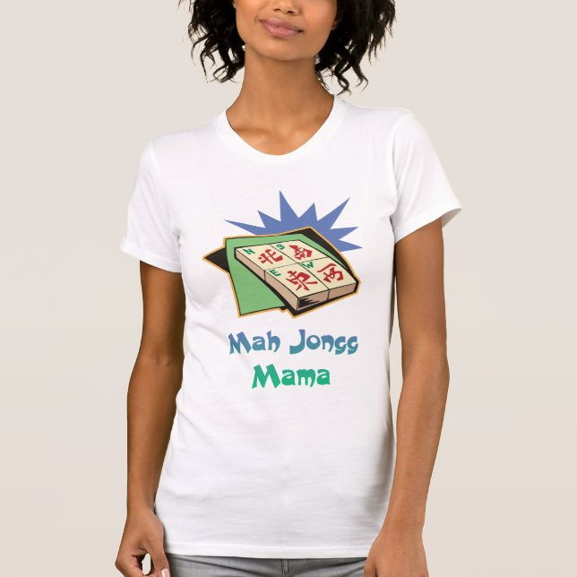 Mah Jongg Mamma Tees Tee (Framsida)
