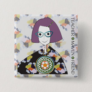 Mah Jongg Maven Button Knapp