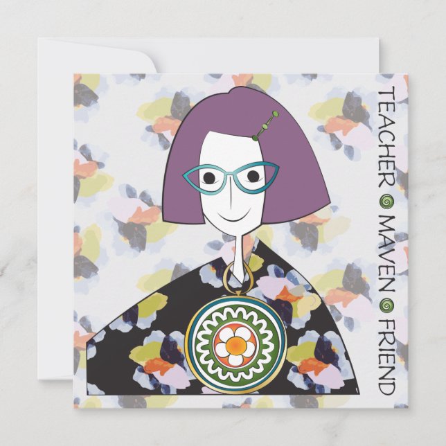 Mah Jongg Maven Flat Card Inbjudningar (Framsida)