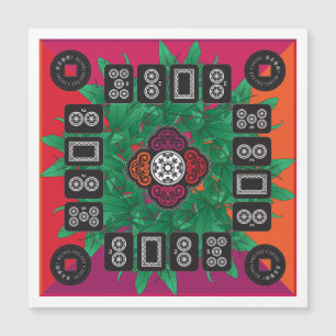 Mah Jongg Money Träd 2025 Flat Magnet