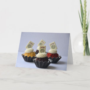 Mah Jongg Muffinss Notecard Kort
