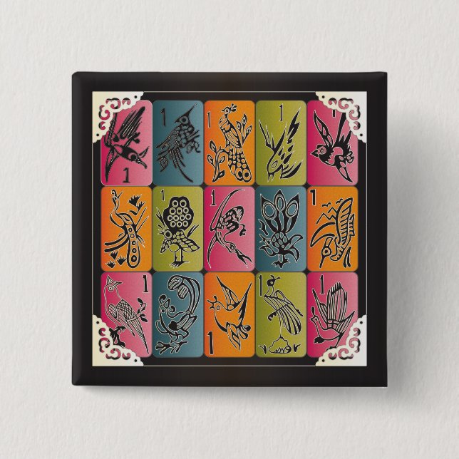 Mah Jongg One Bams Knapp (Framsida)