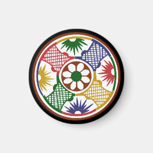 Mah Jongg One Circle Magnet