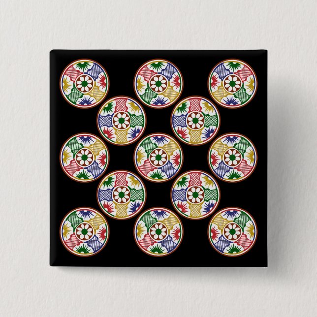 Mah Jongg One Circles Knapp (Framsida)