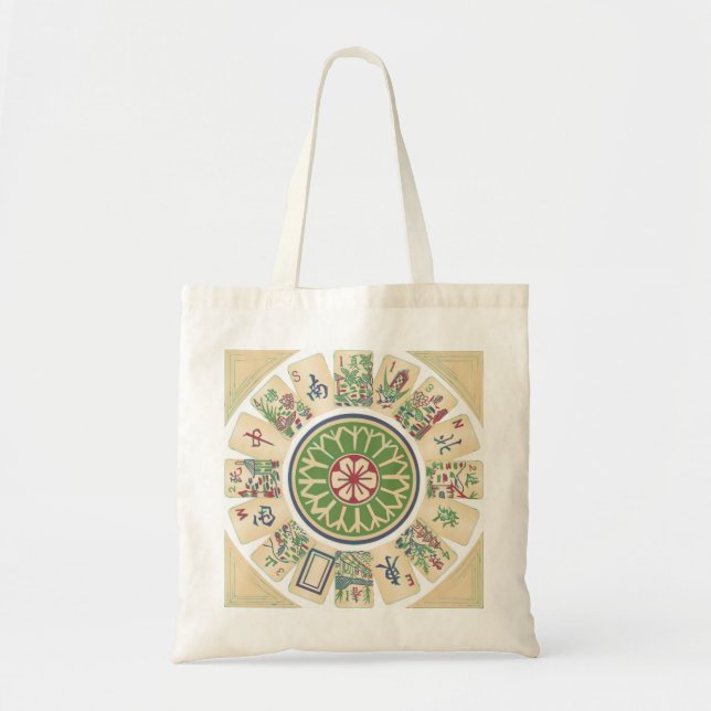 Mah Jongg One Dot Bag Tygkasse (Framsidan)