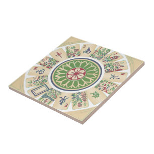 Mah Jongg One Dot Tile Kakelplatta