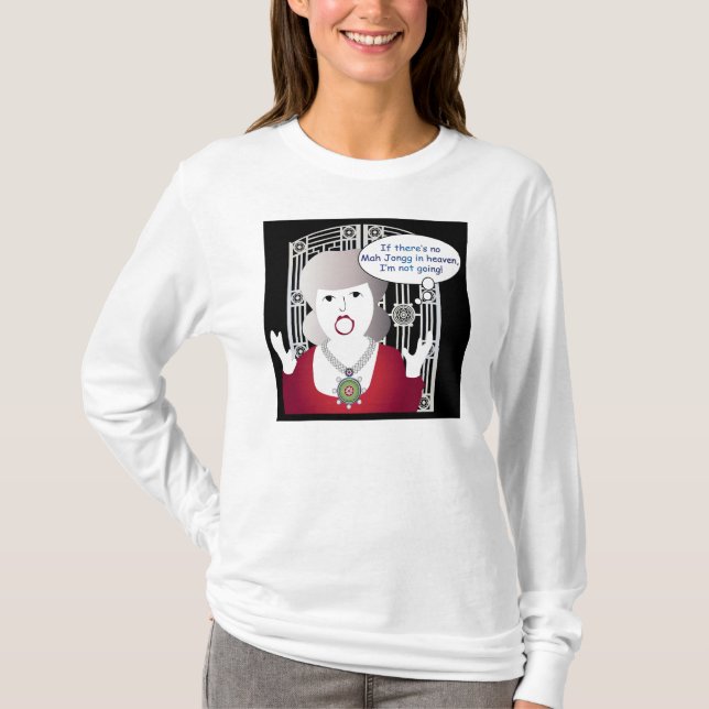 Mah Jongg Ord Heaven Tee Shirt (Framsida)