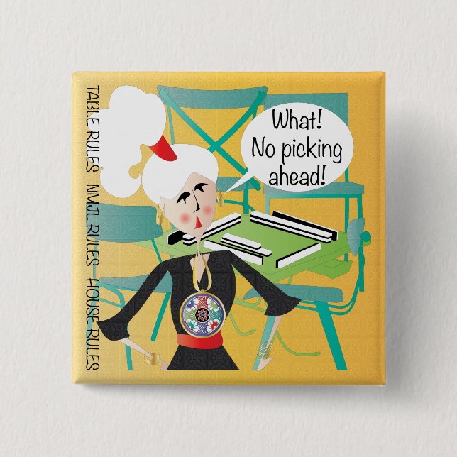 Mah Jongg Ord Picking Ahead Knapp (Framsida)