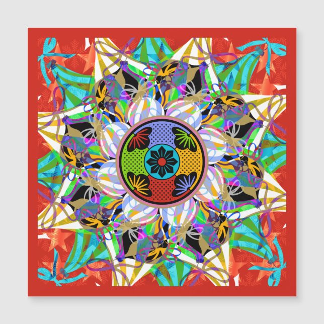 Mah Jongg Ornaments Magnet (Framsida)