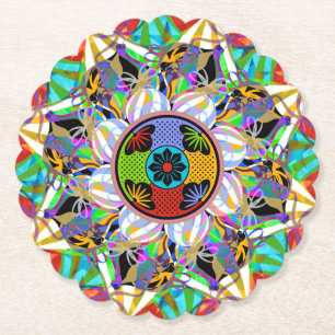 Mah Jongg Ornaments Underläggs Underlägg Papper