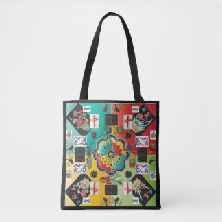 Mah Jongg-plattor Totebag Tygkasse