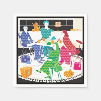 Mah Jongg Polka-Dots Napkins Pappersservett