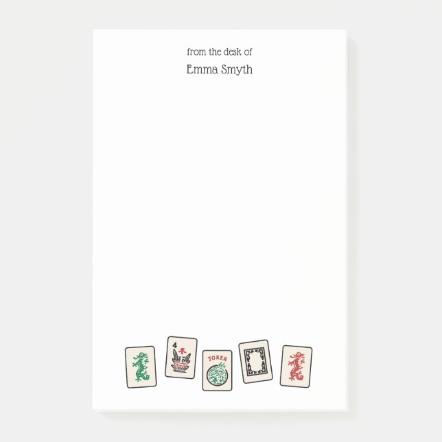 Mah Jongg Post-it Notes Block (Framsida)