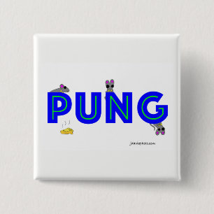 Mah Jongg Pung klämmer fast Knapp