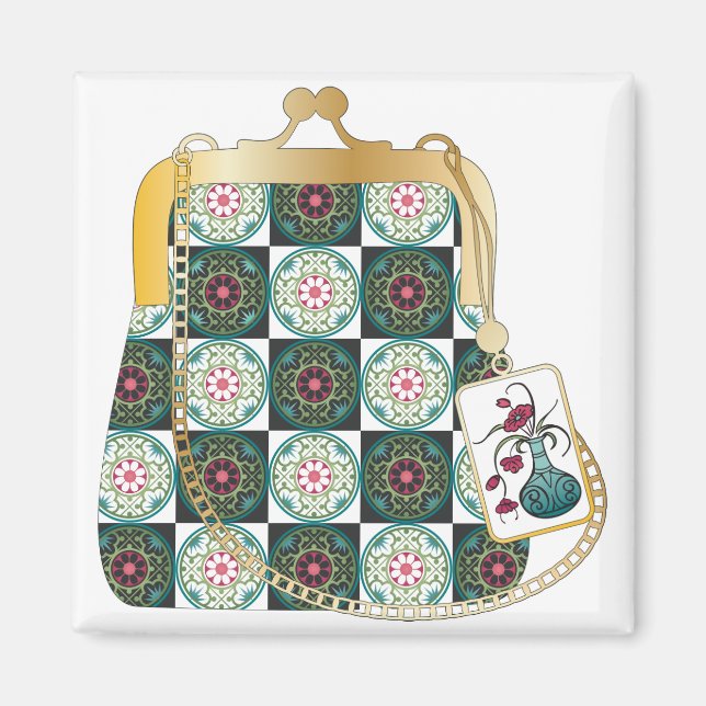 Mah Jongg Purse Magnet (Framsidan)