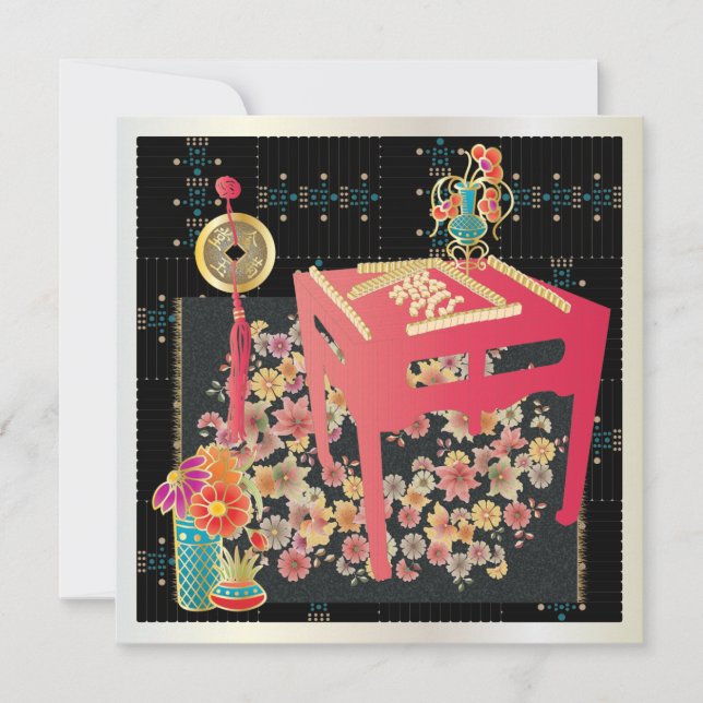 Mah Jongg Red Bord (Framsida)