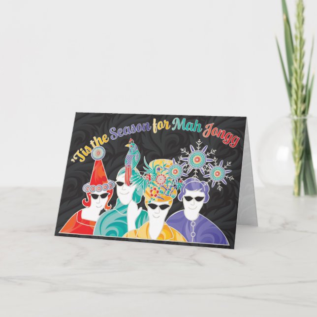 Mah Jongg-säsongskort Tack Kort (Framsida)