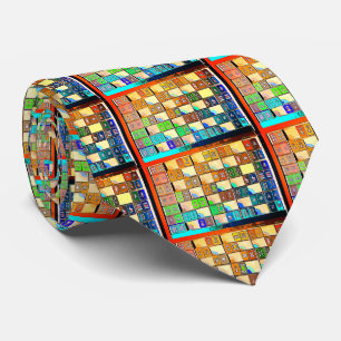 Mah Jongg Small Tiles Necktie Slips